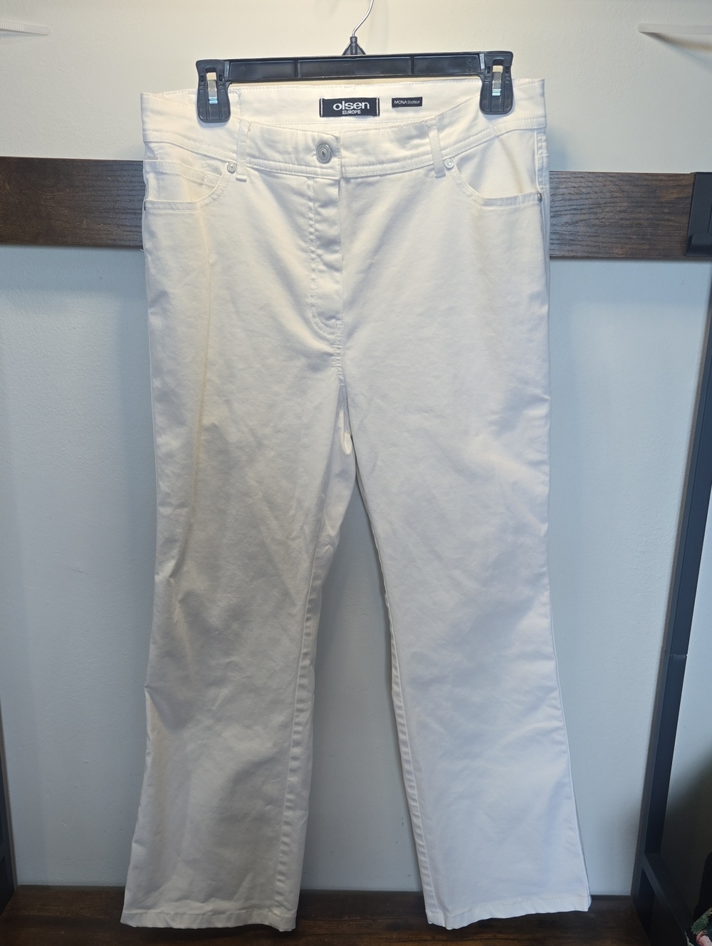 Olsen White Boot Cut Women's Jeans